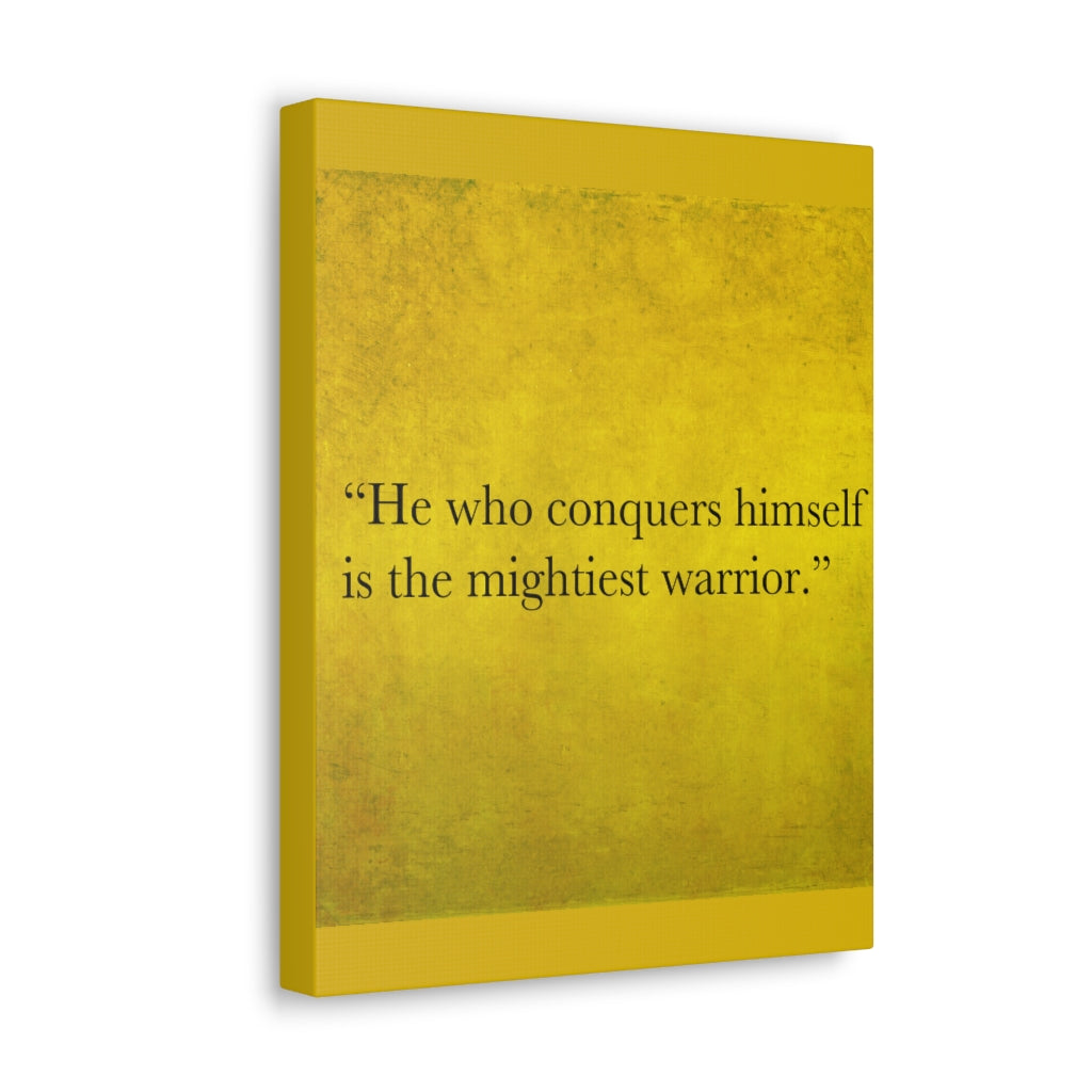 Scripture Walls Inspirational Wall Art He Is The Mightiest Warrior Motivation Wall Decor for Home Office Gym Inspiring Success Quote Print Ready to Hang Unframed-Express Your Love Gifts
