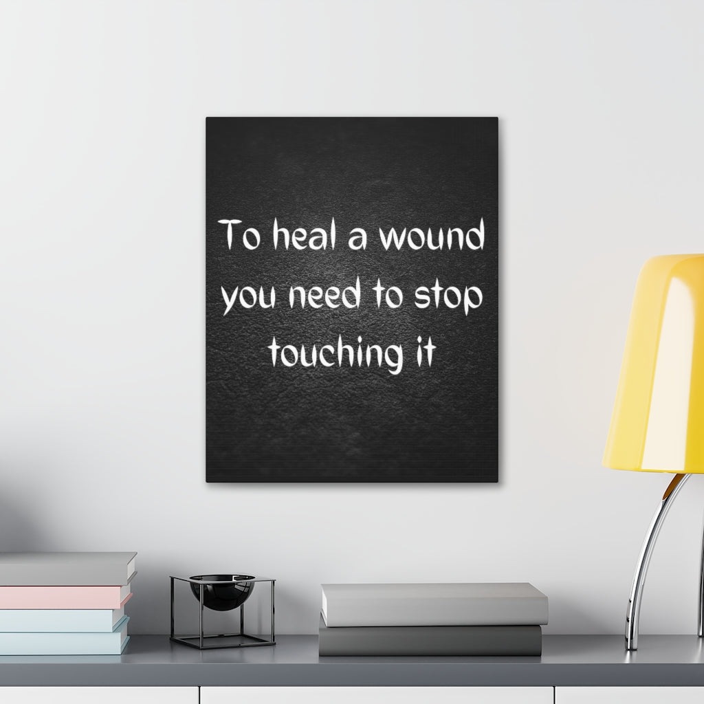 Scripture Walls Inspirational Wall Art Heal A Wound Motivation Wall Decor for Home Office Gym Inspiring Success Quote Print Ready to Hang Unframed-Express Your Love Gifts