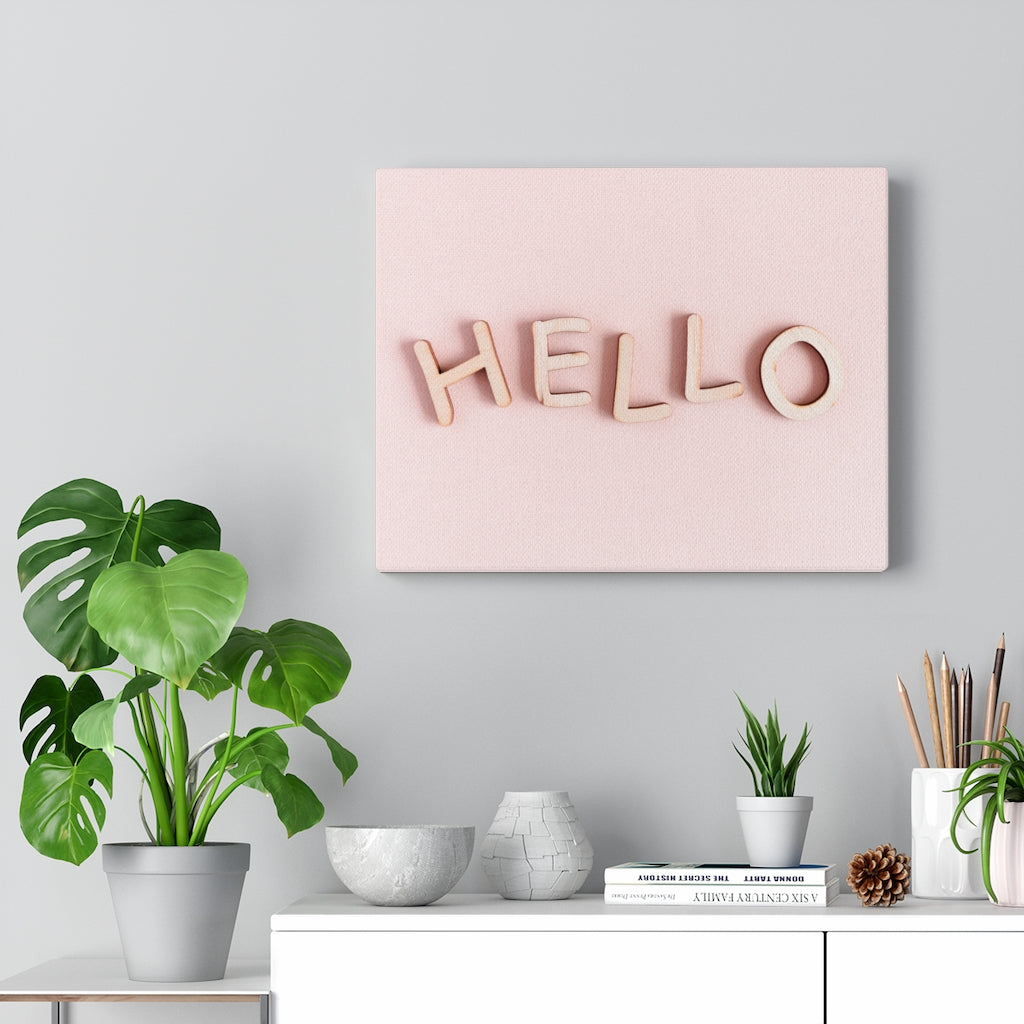 Scripture Walls Inspirational Wall Art Hello Motivational Print Ready to Hang Artwork Unframed-Express Your Love Gifts