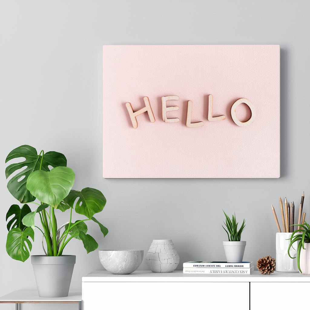 Scripture Walls Inspirational Wall Art Hello Motivational Print Ready to Hang Artwork Unframed-Express Your Love Gifts