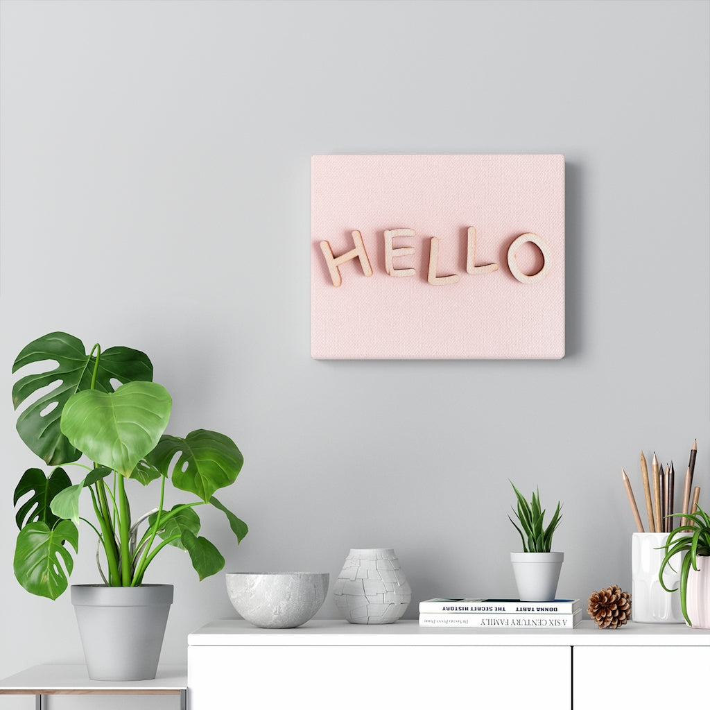 Scripture Walls Inspirational Wall Art Hello Motivational Print Ready to Hang Artwork Unframed-Express Your Love Gifts