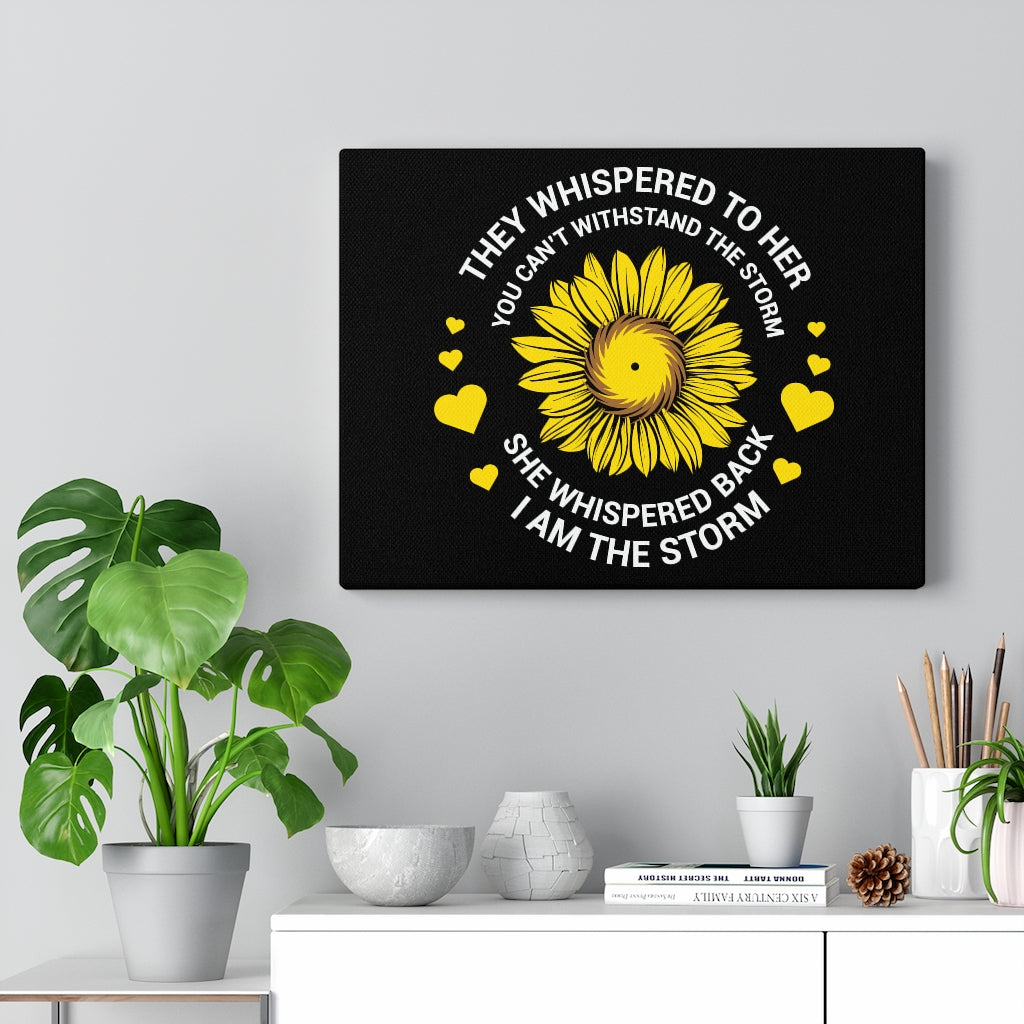 Scripture Walls Inspirational Wall Art I Am The Storm Wall Art Motivational Motto Inspiring Prints Artwork Decor Ready to Hang Unframed-Express Your Love Gifts