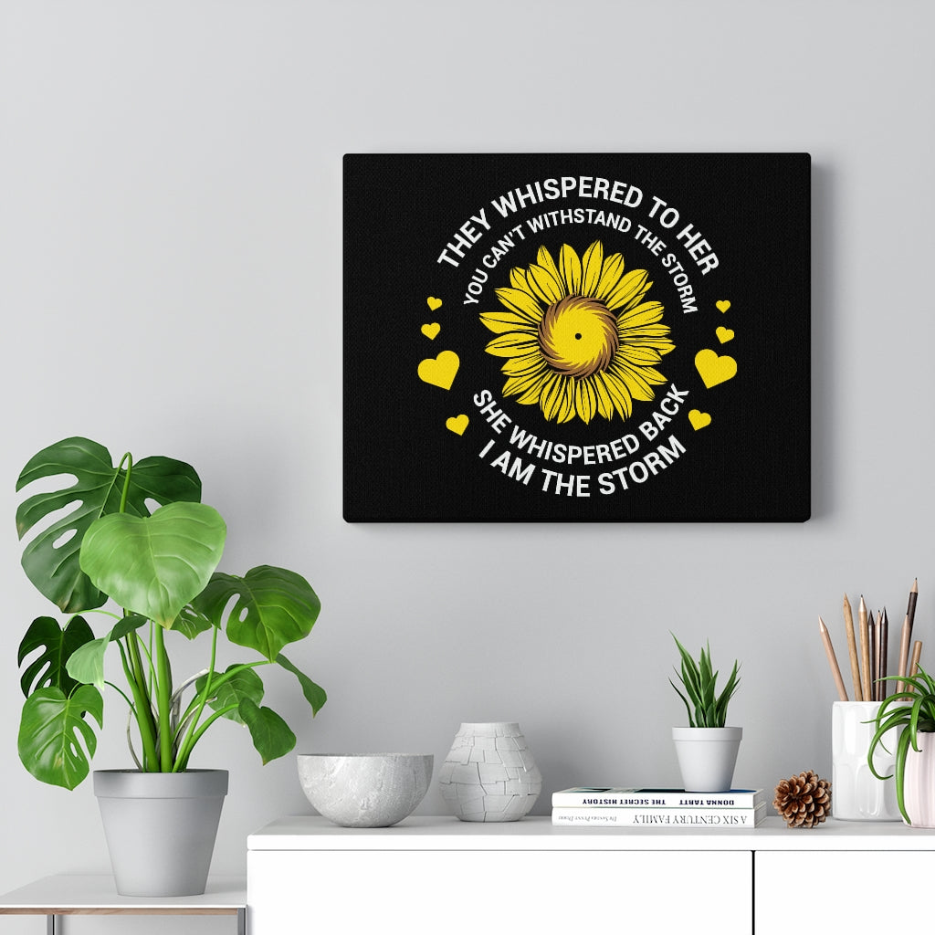Scripture Walls Inspirational Wall Art I Am The Storm Wall Art Motivational Motto Inspiring Prints Artwork Decor Ready to Hang Unframed-Express Your Love Gifts