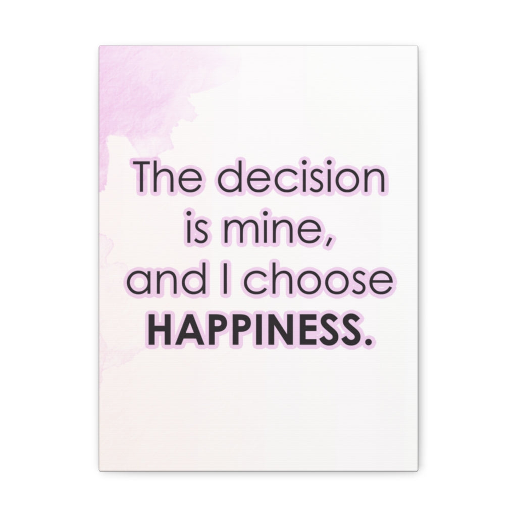 Scripture Walls Inspirational Wall Art I Choose Happiness Motivation Wall Decor for Home Office Gym Inspiring Success Quote Print Ready to Hang Unframed-Express Your Love Gifts