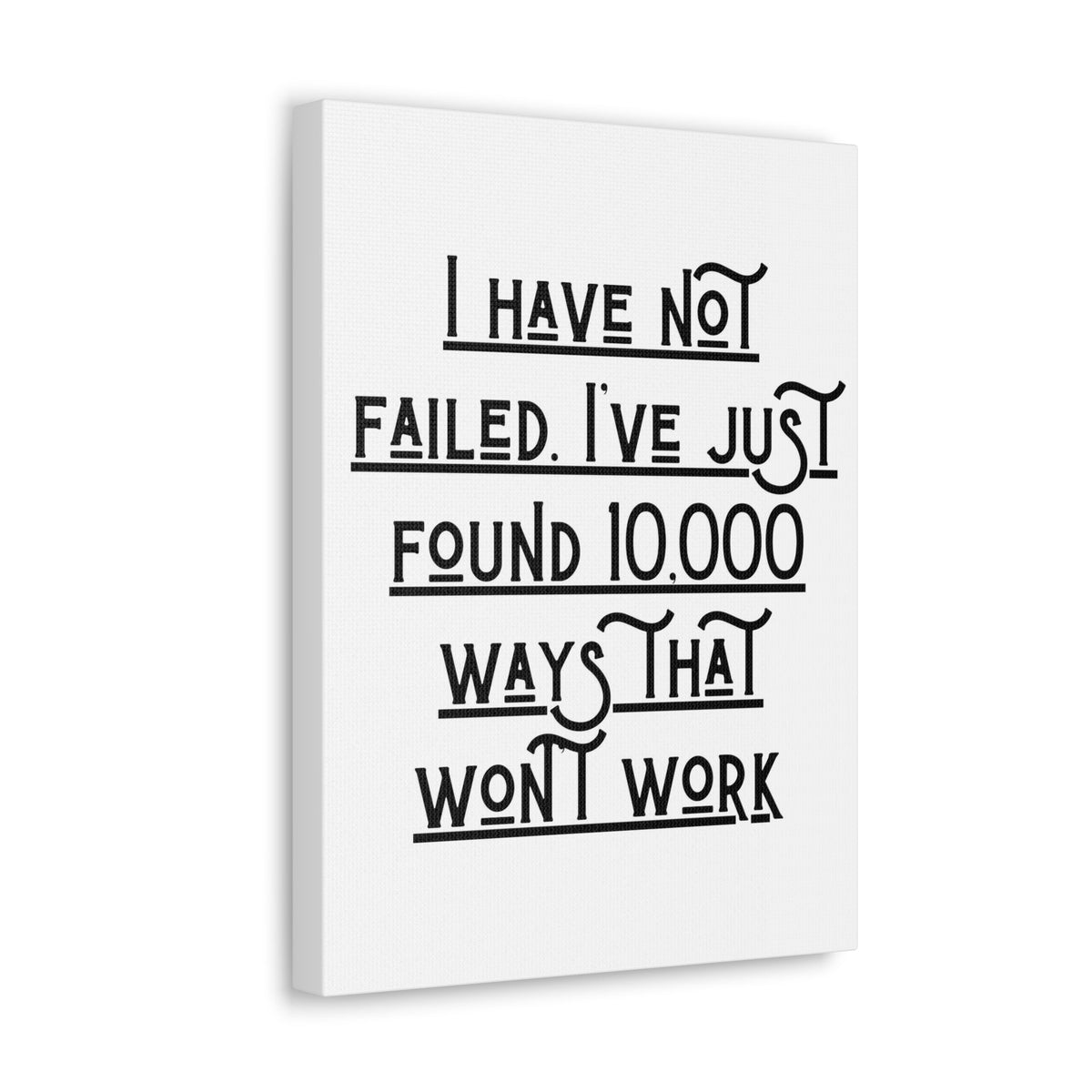 Scripture Walls Inspirational Wall Art I Have Not Failed 1 Corinthians 1:9 Motivation Wall Decor for Home Office Gym Inspiring Success Quote Print Ready to Hang Unframed-Express Your Love Gifts