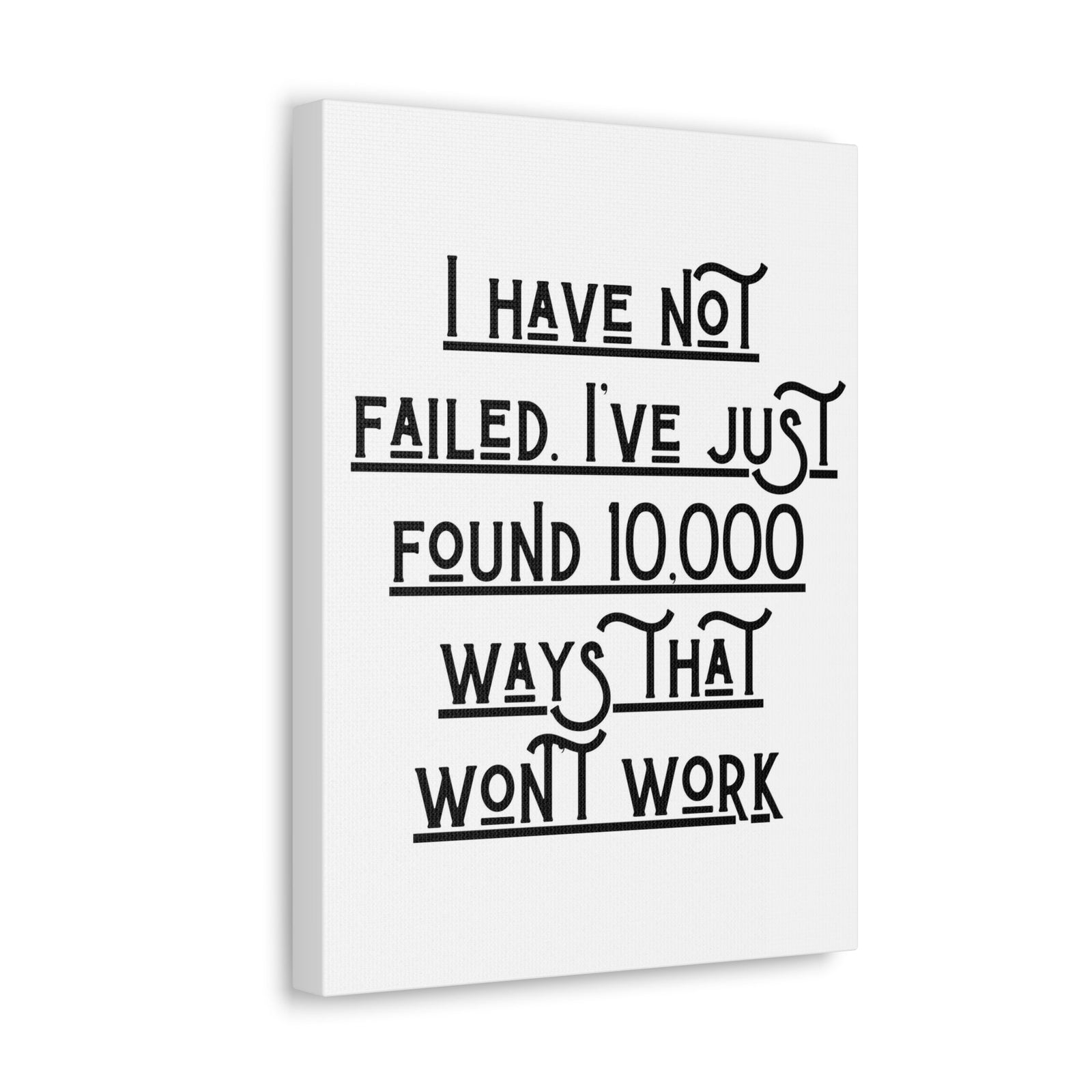 Scripture Walls Inspirational Wall Art I Have Not Failed 1 Corinthians 1:9 Motivation Wall Decor for Home Office Gym Inspiring Success Quote Print Ready to Hang Unframed-Express Your Love Gifts