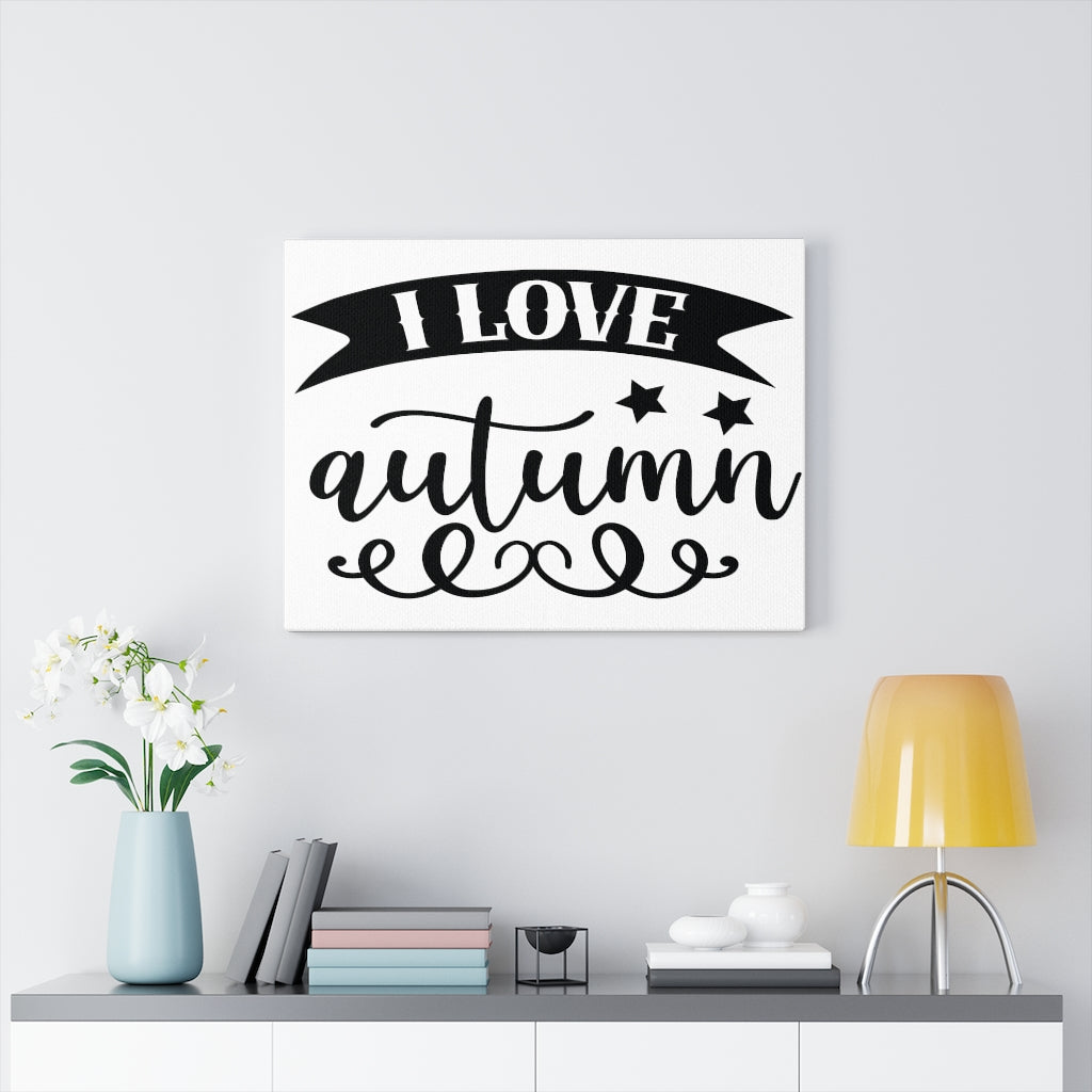 Scripture Walls Inspirational Wall Art I Love Autumn Star Wall Art Motivation Wall Decor for Home Office Gym Inspiring Success Quote Print Ready to Hang Unframed-Express Your Love Gifts