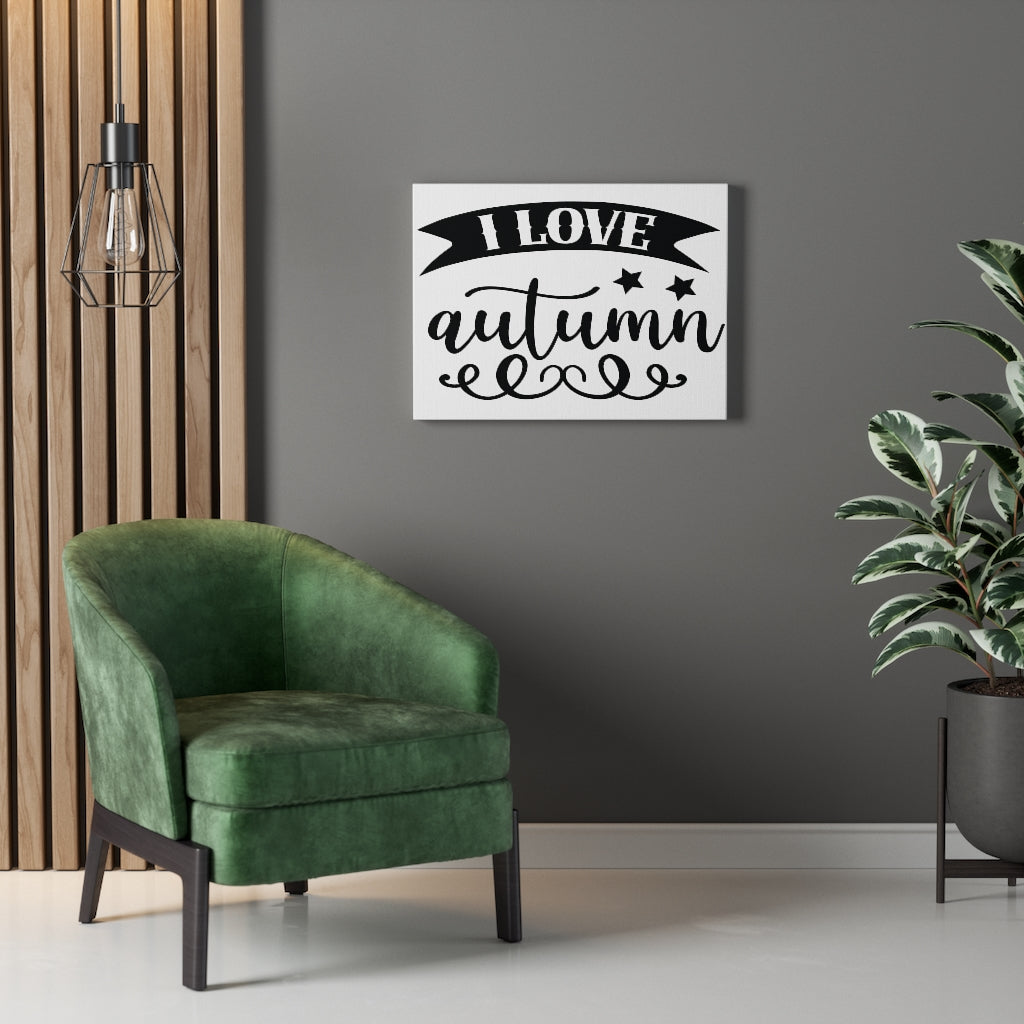 Scripture Walls Inspirational Wall Art I Love Autumn Star Wall Art Motivation Wall Decor for Home Office Gym Inspiring Success Quote Print Ready to Hang Unframed-Express Your Love Gifts