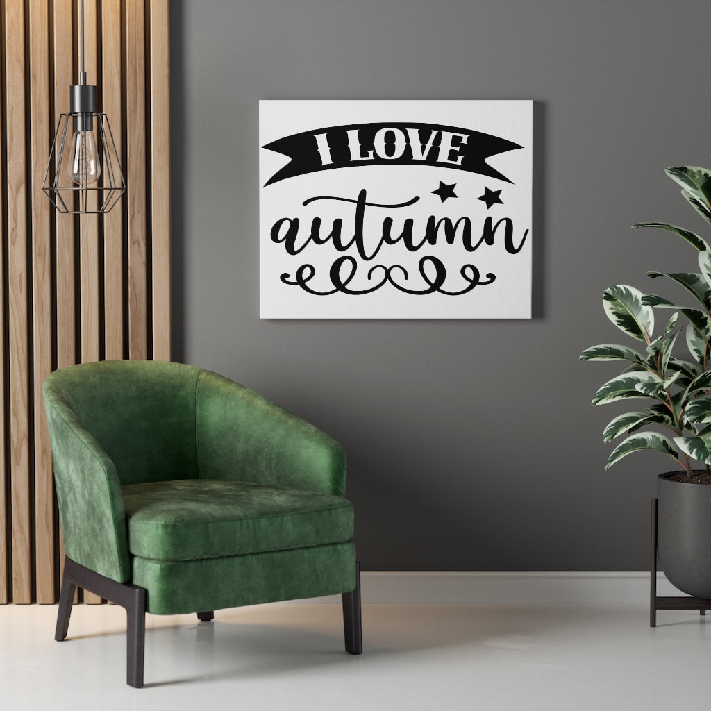 Scripture Walls Inspirational Wall Art I Love Autumn Star Wall Art Motivation Wall Decor for Home Office Gym Inspiring Success Quote Print Ready to Hang Unframed-Express Your Love Gifts