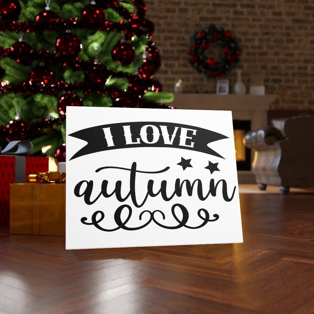 Scripture Walls Inspirational Wall Art I Love Autumn Star Wall Art Motivation Wall Decor for Home Office Gym Inspiring Success Quote Print Ready to Hang Unframed-Express Your Love Gifts