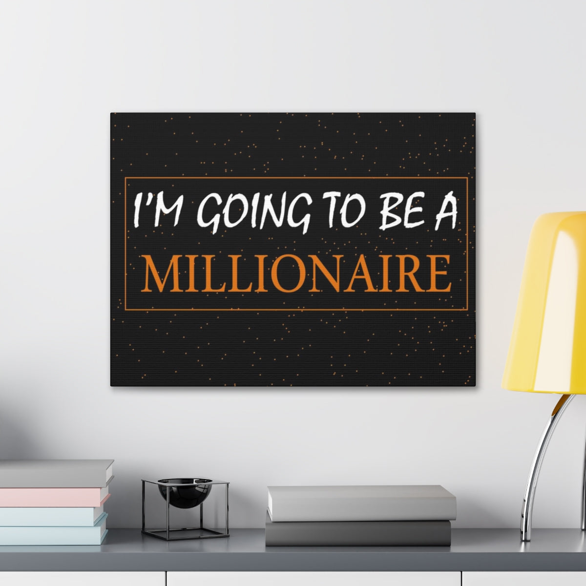 Scripture Walls Inspirational Wall Art I'm Going To Be A Millionaire Motivation Wall Decor for Home Office Gym Inspiring Success Quote Print Ready to Hang Unframed-Express Your Love Gifts