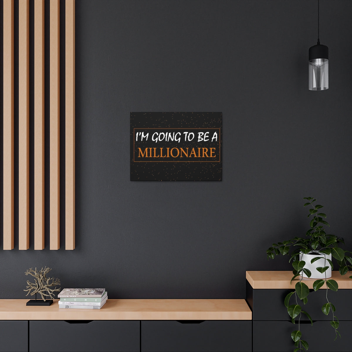 Scripture Walls Inspirational Wall Art I'm Going To Be A Millionaire Motivation Wall Decor for Home Office Gym Inspiring Success Quote Print Ready to Hang Unframed-Express Your Love Gifts