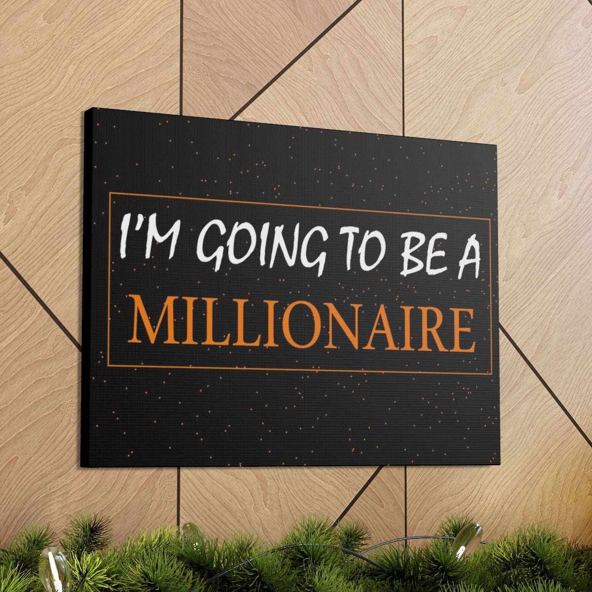 Scripture Walls Inspirational Wall Art I'm Going To Be A Millionaire Motivation Wall Decor for Home Office Gym Inspiring Success Quote Print Ready to Hang Unframed-Express Your Love Gifts