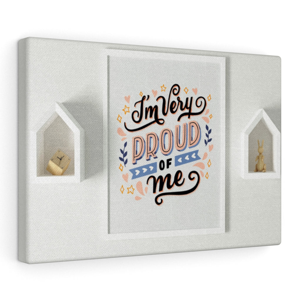 Scripture Walls Inspirational Wall Art I'm Very Proud Of Me Motivational Print Ready to Hang Artwork Unframed-Express Your Love Gifts
