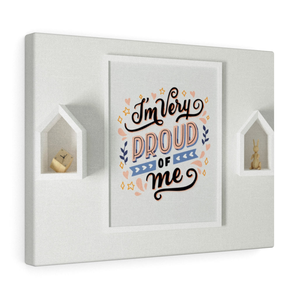Scripture Walls Inspirational Wall Art I'm Very Proud Of Me Motivational Print Ready to Hang Artwork Unframed-Express Your Love Gifts