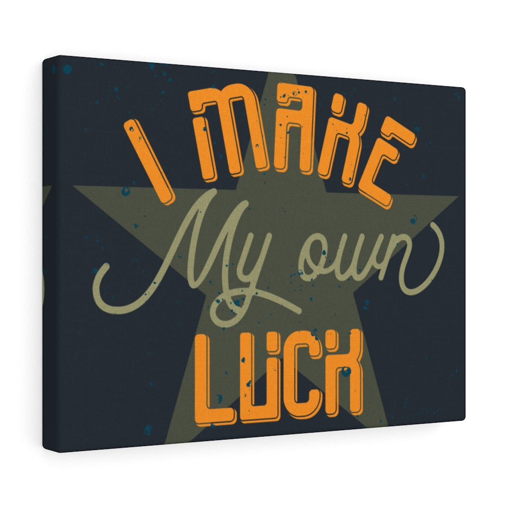 Scripture Walls Inspirational Wall Art I Make My Own Luck Wall Art Motivational Motto Inspiring Prints Artwork Decor Ready to Hang Unframed-Express Your Love Gifts