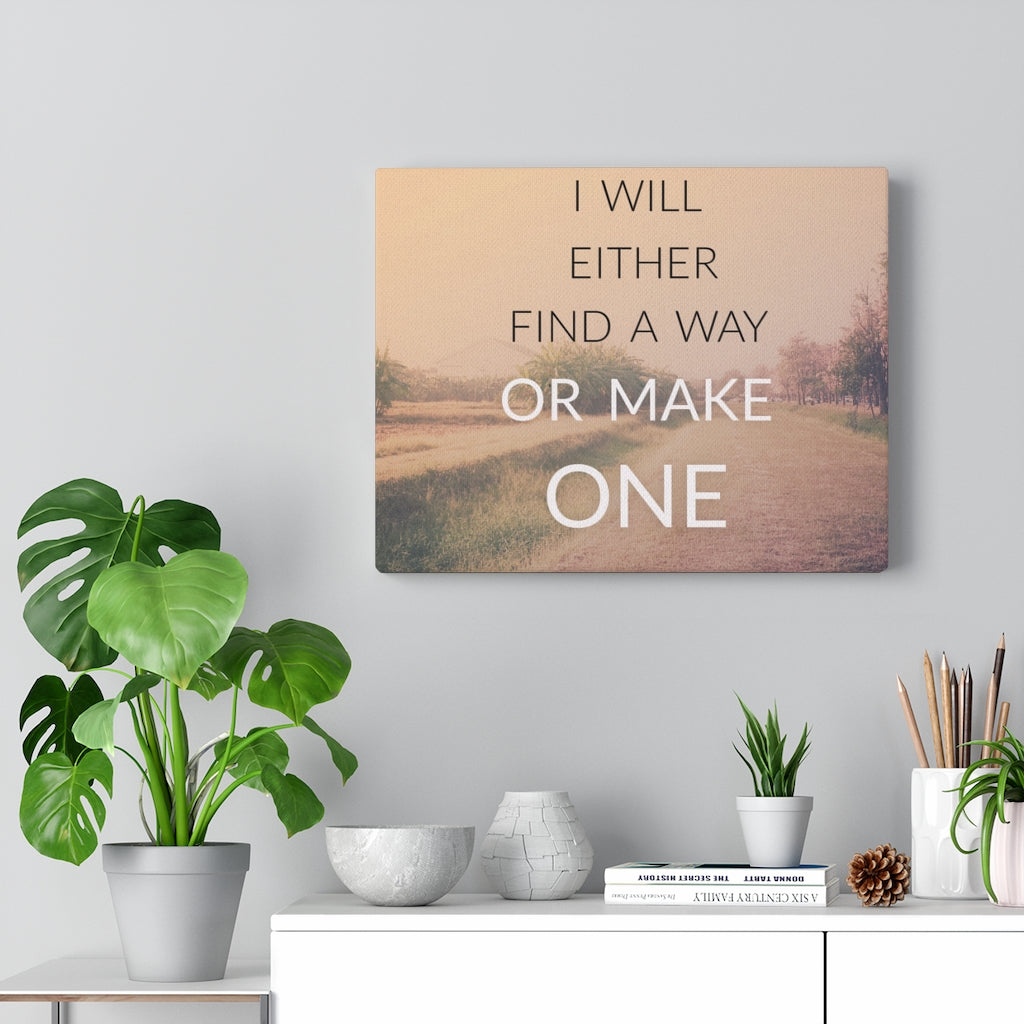 Scripture Walls Inspirational Wall Art I Will Either Find A Way Motivational Print Ready to Hang Artwork Unframed-Express Your Love Gifts