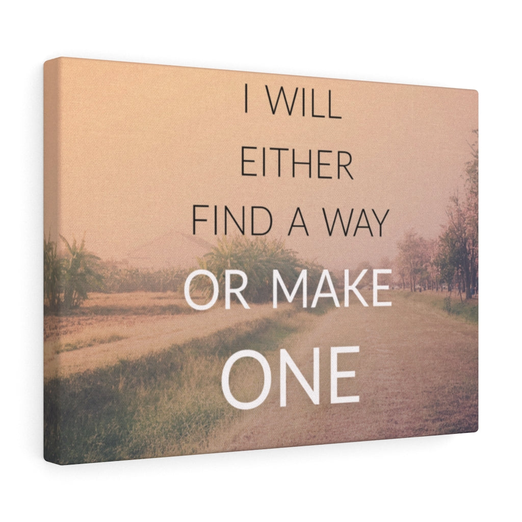 Scripture Walls Inspirational Wall Art I Will Either Find A Way Motivational Print Ready to Hang Artwork Unframed-Express Your Love Gifts