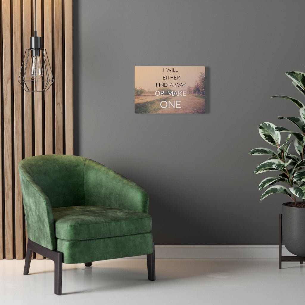 Scripture Walls Inspirational Wall Art I Will Either Find A Way Motivational Print Ready to Hang Artwork Unframed-Express Your Love Gifts