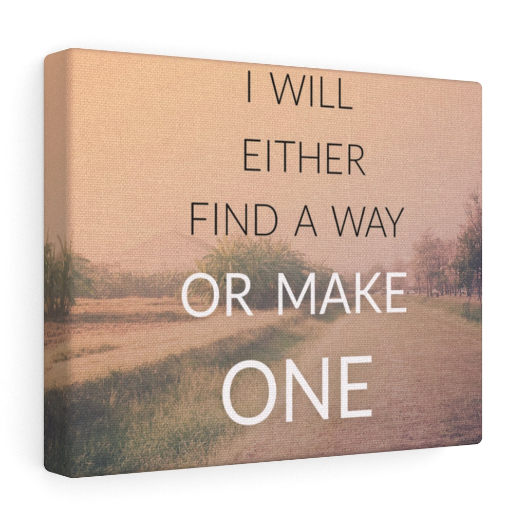 Scripture Walls Inspirational Wall Art I Will Either Find A Way Motivational Print Ready to Hang Artwork Unframed-Express Your Love Gifts