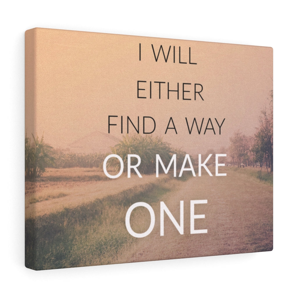 Scripture Walls Inspirational Wall Art I Will Either Find A Way Motivational Print Ready to Hang Artwork Unframed-Express Your Love Gifts