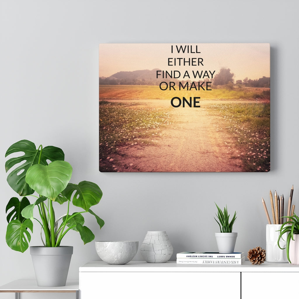 Scripture Walls Inspirational Wall Art I Will Either Find Motivational Print Ready to Hang Artwork Unframed-Express Your Love Gifts