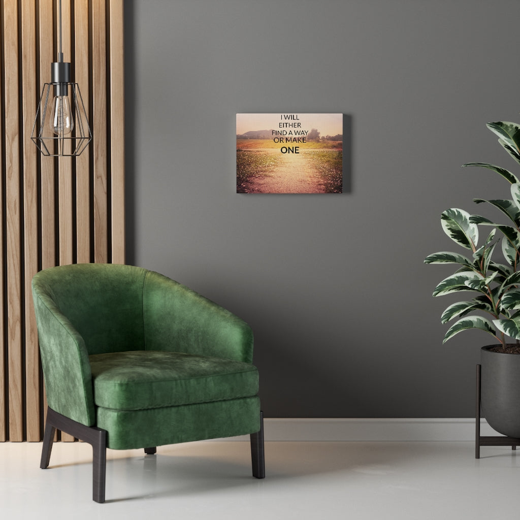 Scripture Walls Inspirational Wall Art I Will Either Find Motivational Print Ready to Hang Artwork Unframed-Express Your Love Gifts