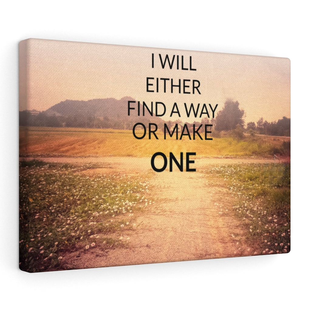 Scripture Walls Inspirational Wall Art I Will Either Find Motivational Print Ready to Hang Artwork Unframed-Express Your Love Gifts