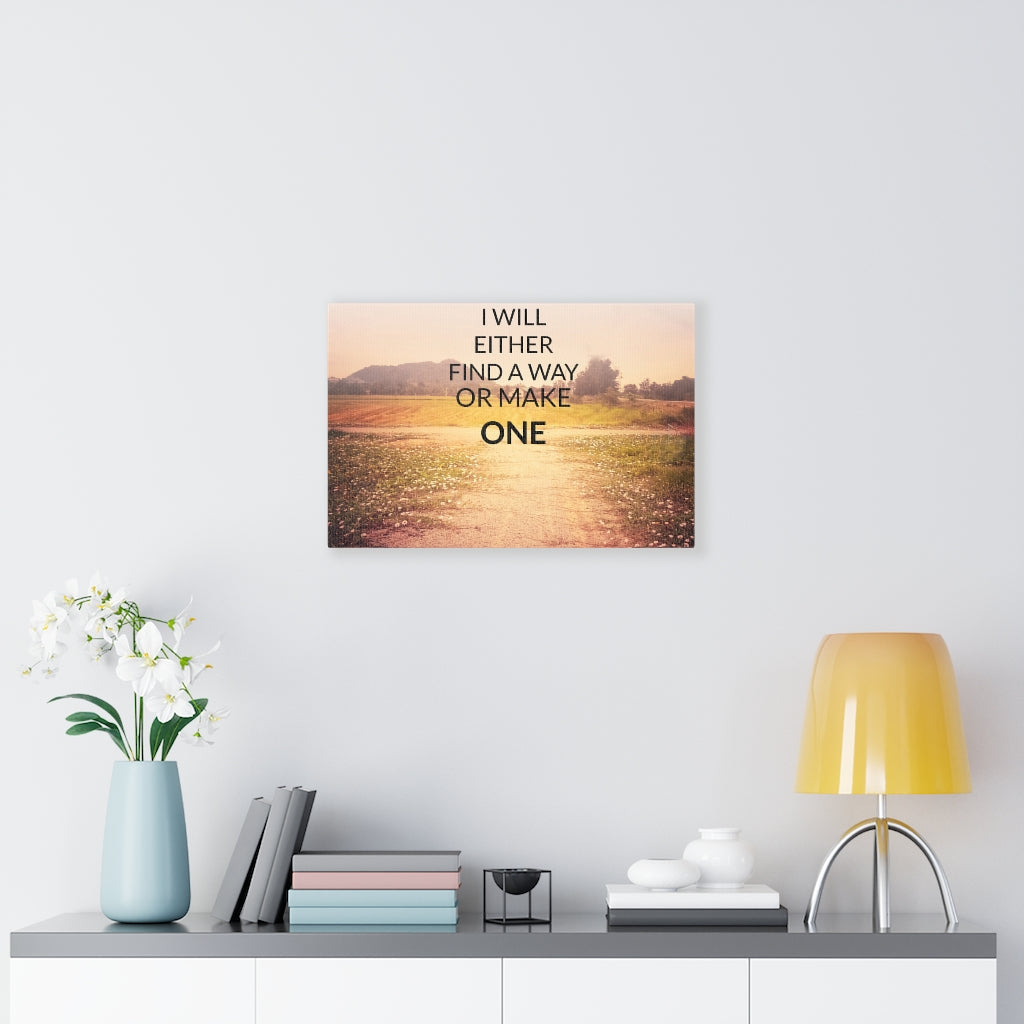 Scripture Walls Inspirational Wall Art I Will Either Find Motivational Print Ready to Hang Artwork Unframed-Express Your Love Gifts