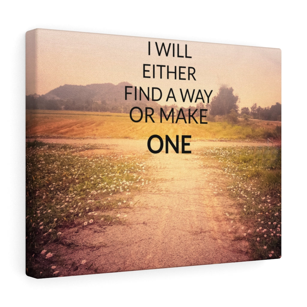 Scripture Walls Inspirational Wall Art I Will Either Find Motivational Print Ready to Hang Artwork Unframed-Express Your Love Gifts