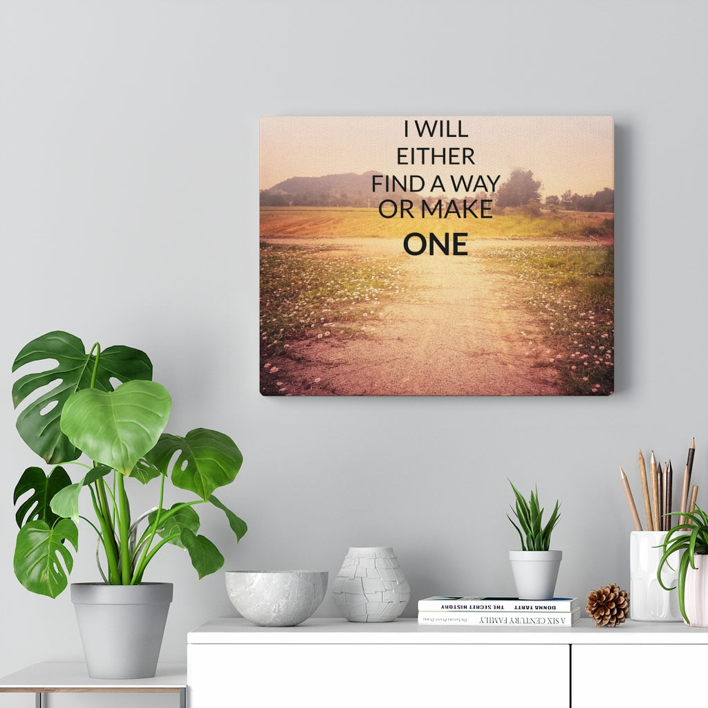 Scripture Walls Inspirational Wall Art I Will Either Find Motivational Print Ready to Hang Artwork Unframed-Express Your Love Gifts