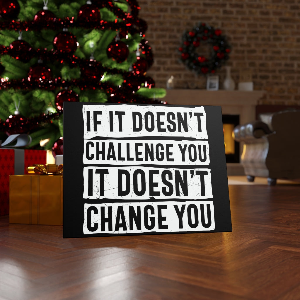 Scripture Walls Inspirational Wall Art If It Doesn't Challenge You Wall Art Motivation Wall Decor for Home Office Gym Inspiring Success Quote Print Ready to Hang Unframed-Express Your Love Gifts