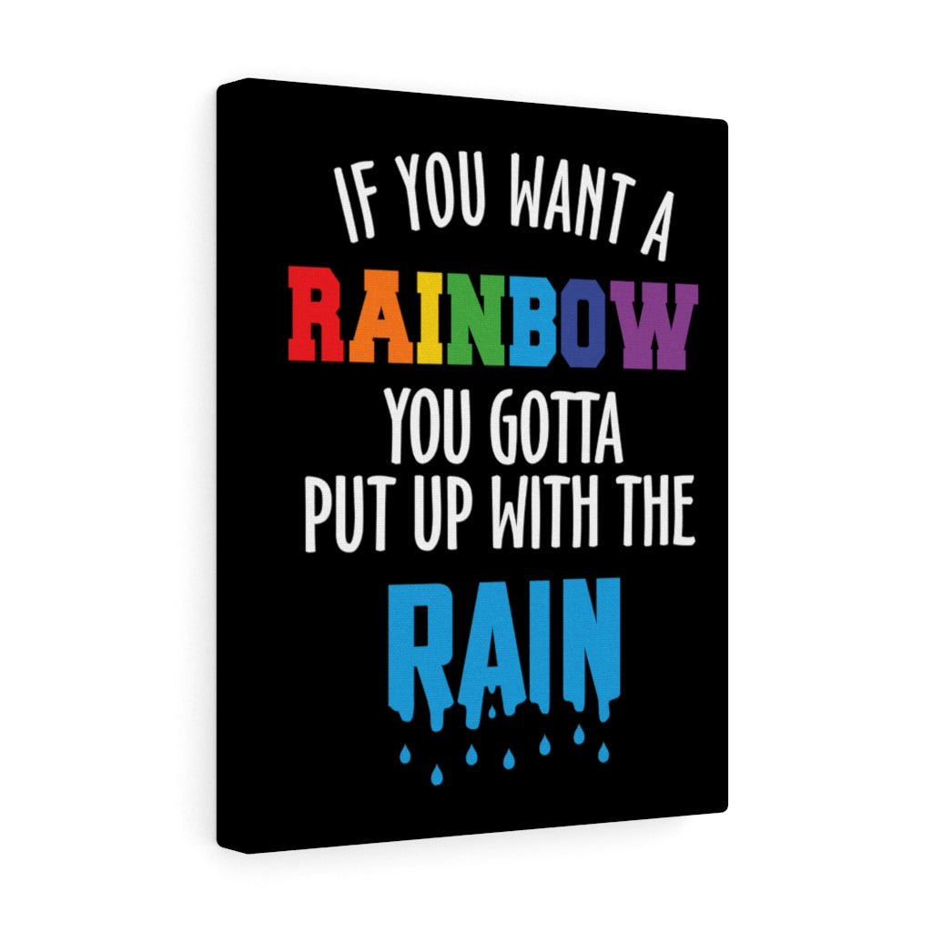 Scripture Walls Inspirational Wall Art If You Want A Rainbow Wall Art Motivational Motto Inspiring Prints Artwork Decor Ready to Hang Unframed-Express Your Love Gifts