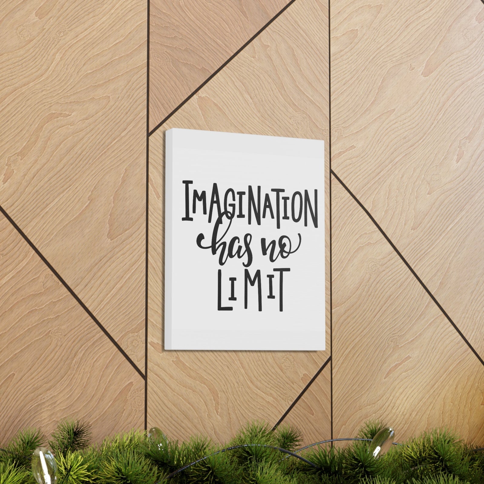 Scripture Walls Inspirational Wall Art Imagination Has No Limit Motivation Wall Decor for Home Office Gym Inspiring Success Quote Print Ready to Hang Unframed-Express Your Love Gifts