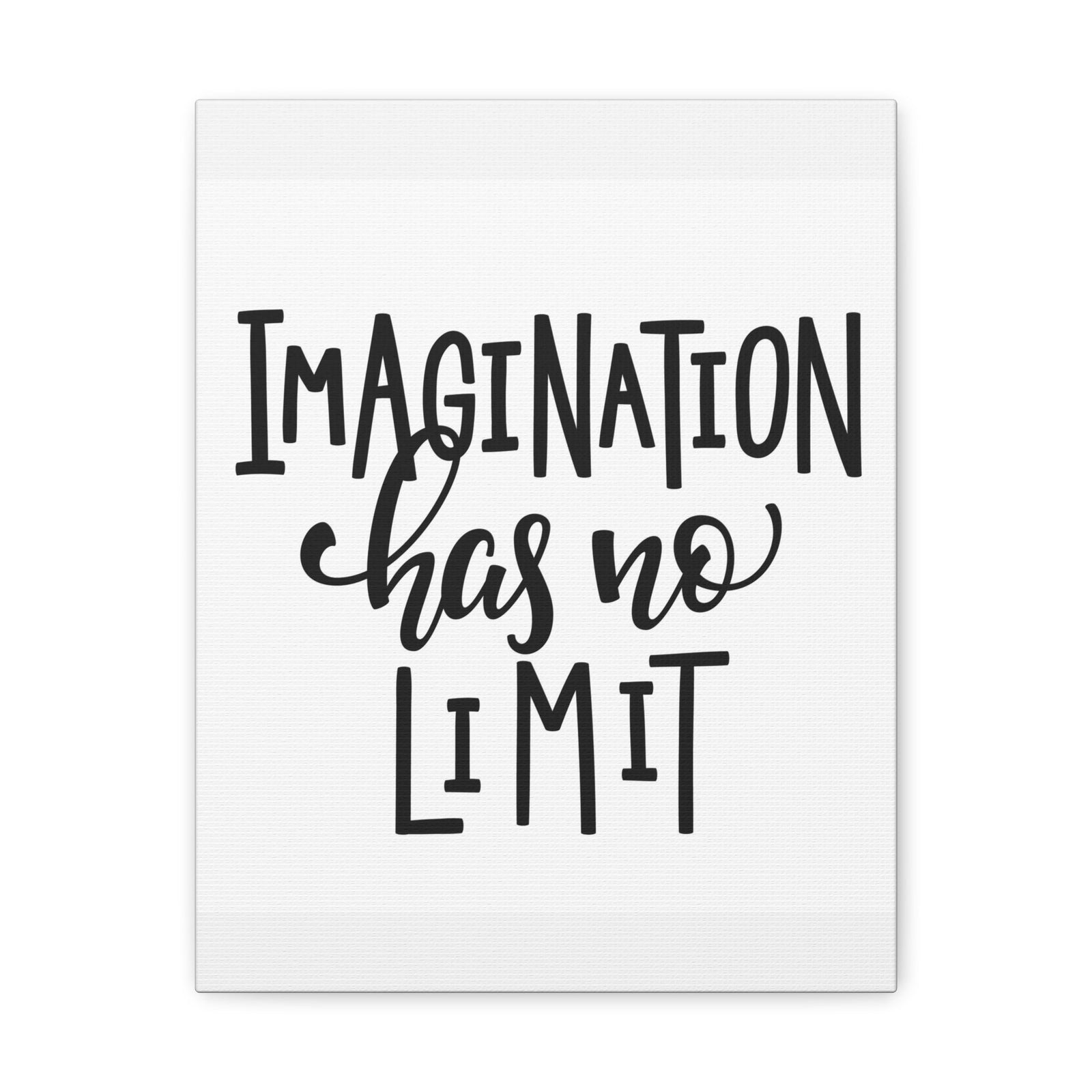 Scripture Walls Inspirational Wall Art Imagination Has No Limit Motivation Wall Decor for Home Office Gym Inspiring Success Quote Print Ready to Hang Unframed-Express Your Love Gifts