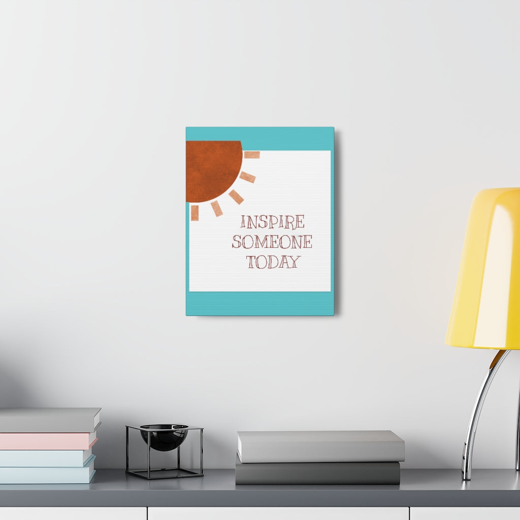 Scripture Walls Inspirational Wall Art Inspire Someone Today Sun Motivation Wall Decor for Home Office Gym Inspiring Success Quote Print Ready to Hang Unframed-Express Your Love Gifts