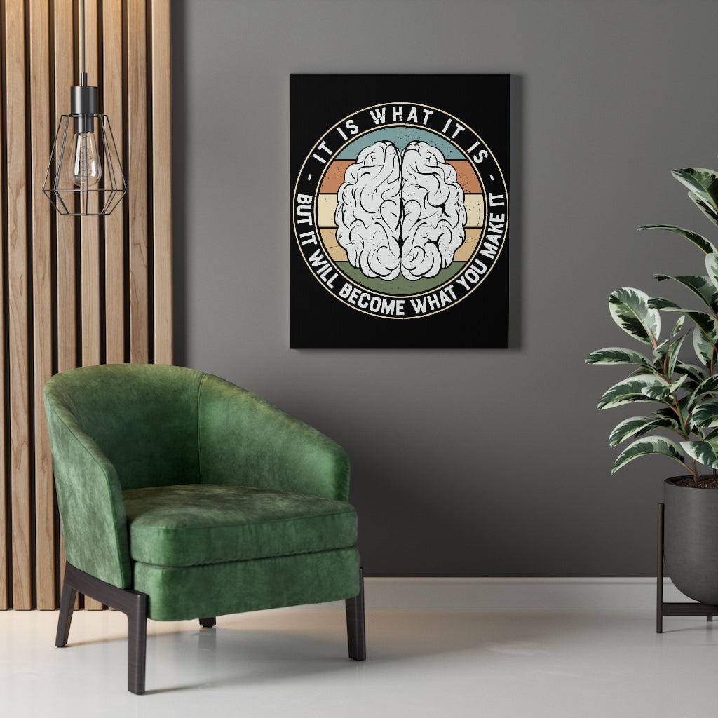 Scripture Walls Inspirational Wall Art It is What it is Wall Art Motivation Wall Decor for Home Office Gym Inspiring Success Quote Print Ready to Hang Unframed-Express Your Love Gifts
