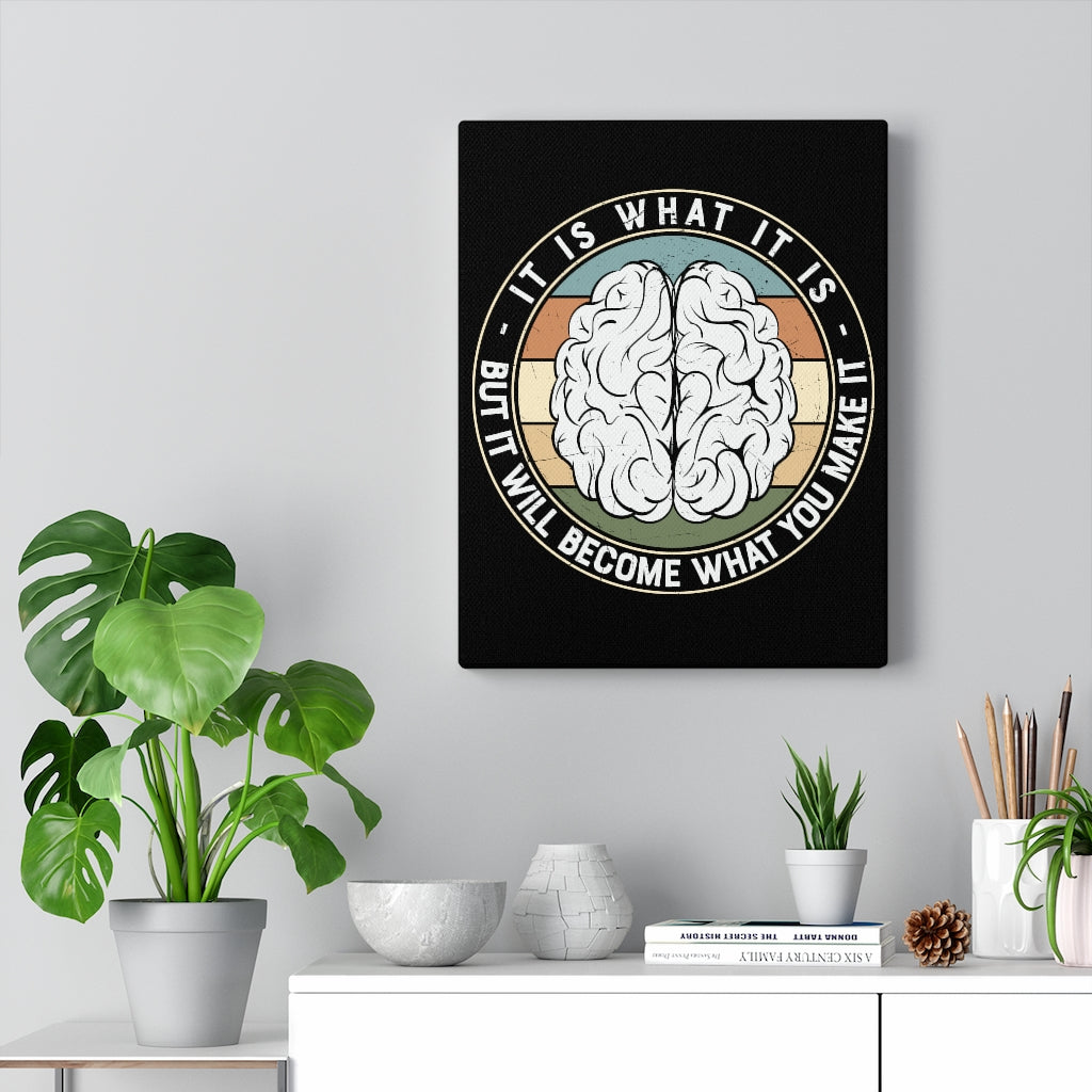 Scripture Walls Inspirational Wall Art It is What it is Wall Art Motivation Wall Decor for Home Office Gym Inspiring Success Quote Print Ready to Hang Unframed-Express Your Love Gifts