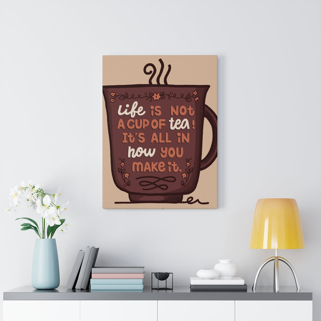 Scripture Walls Inspirational Wall Art It's All In How You Make It Wall Art Motivational Motto Inspiring Prints Artwork Decor Ready to Hang Unframed-Express Your Love Gifts