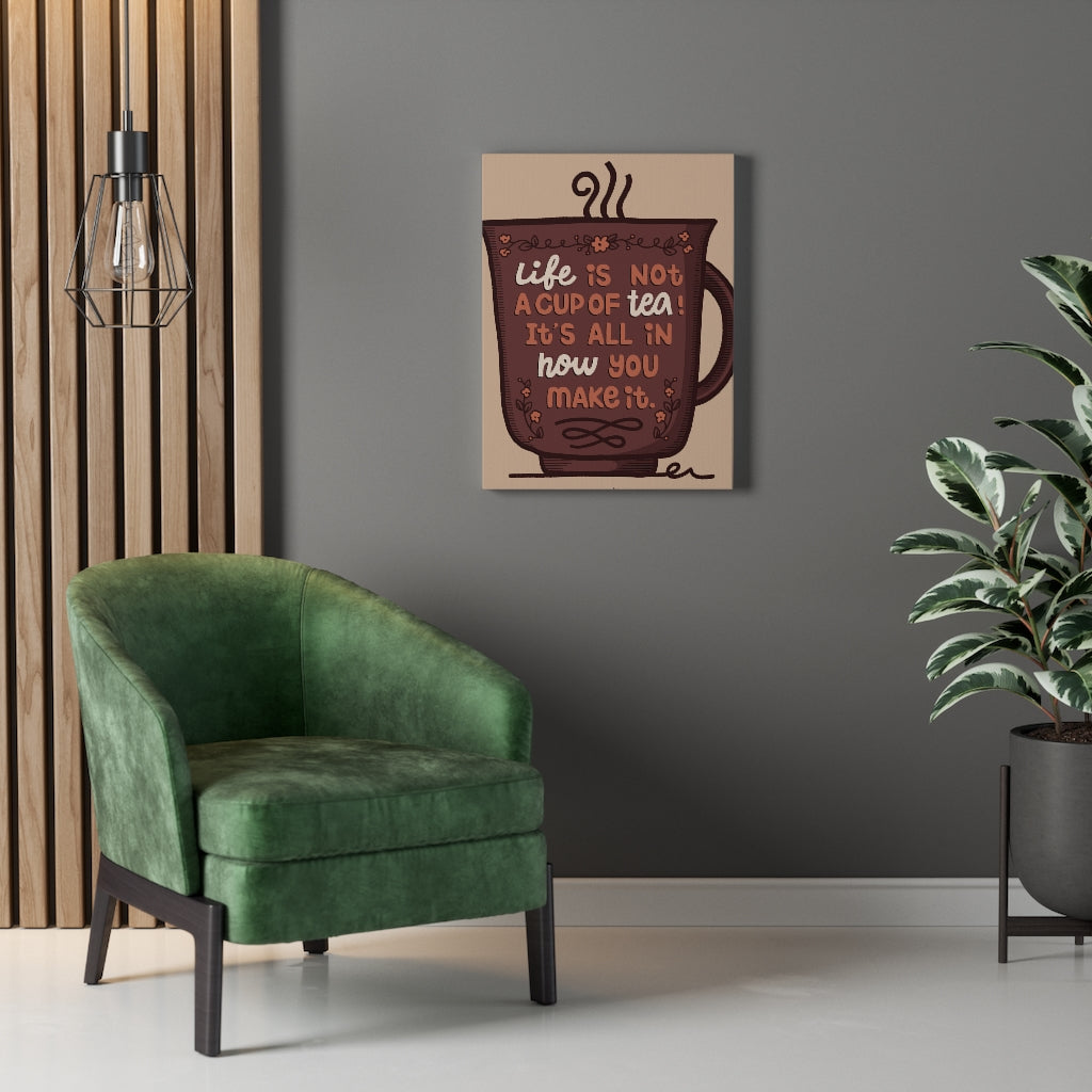 Scripture Walls Inspirational Wall Art It's All In How You Make It Wall Art Motivational Motto Inspiring Prints Artwork Decor Ready to Hang Unframed-Express Your Love Gifts