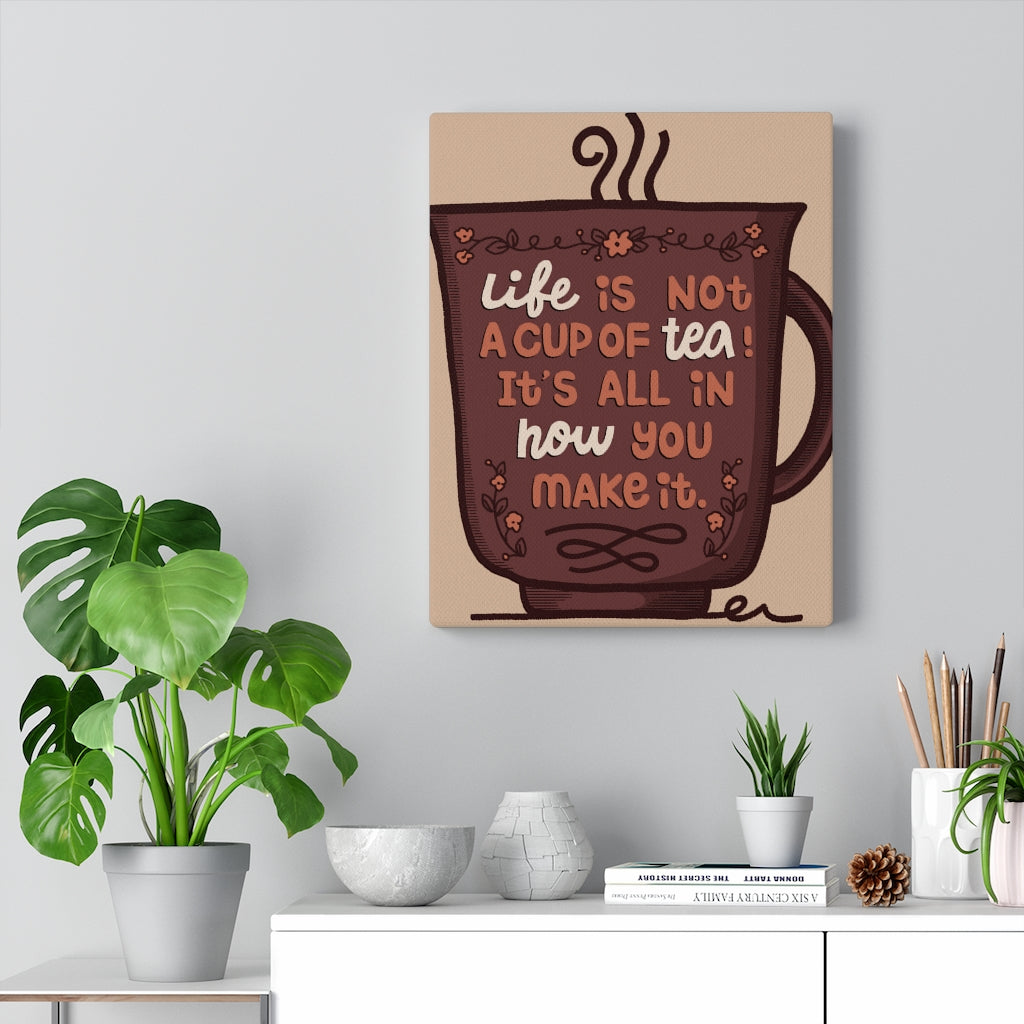 Scripture Walls Inspirational Wall Art It's All In How You Make It Wall Art Motivational Motto Inspiring Prints Artwork Decor Ready to Hang Unframed-Express Your Love Gifts