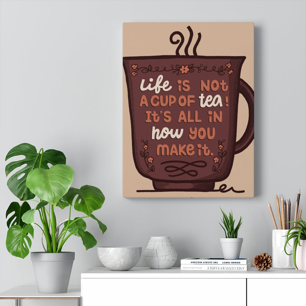 Scripture Walls Inspirational Wall Art It's All In How You Make It Wall Art Motivational Motto Inspiring Prints Artwork Decor Ready to Hang Unframed-Express Your Love Gifts