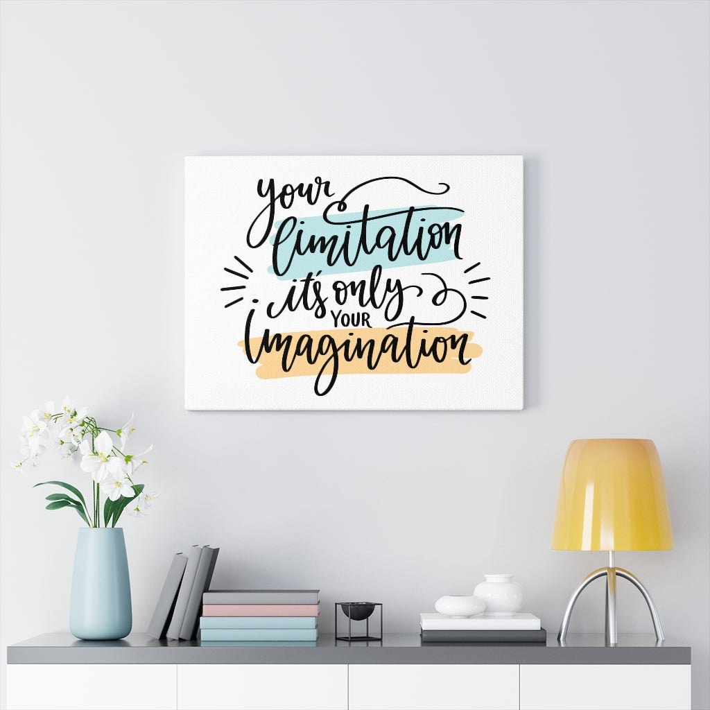 Scripture Walls Inspirational Wall Art It's Only Your Imagination Wall Art Motivational Motto Inspiring Prints Artwork Decor Ready to Hang Unframed-Express Your Love Gifts