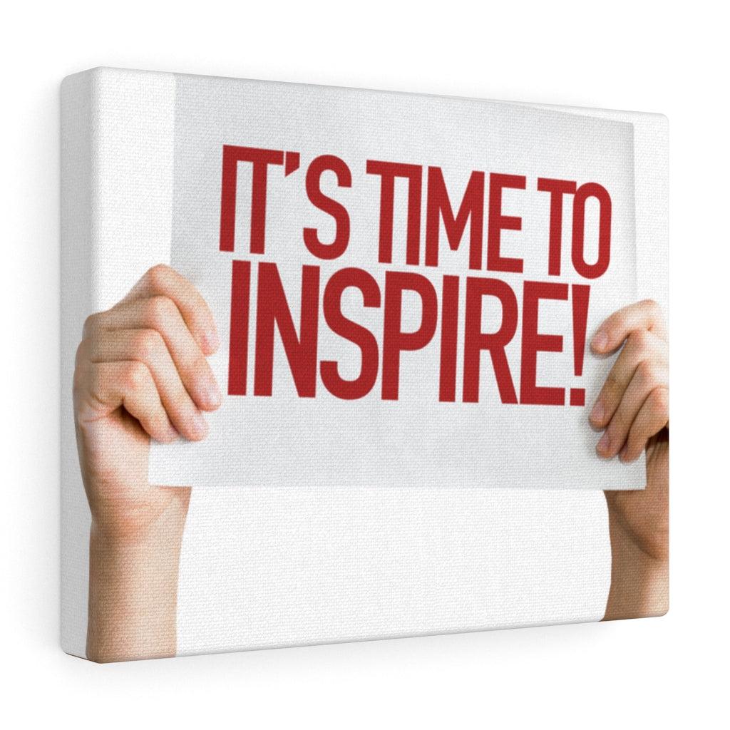 Scripture Walls Inspirational Wall Art It's Time To Inspire Motivational Print Ready to Hang Artwork Unframed-Express Your Love Gifts