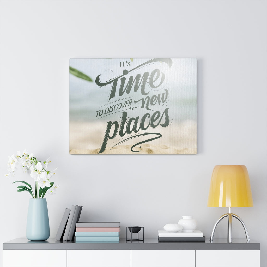 Scripture Walls Inspirational Wall Art It's Time Wall Art Motivational Motto Inspiring Prints Artwork Decor Ready to Hang Unframed-Express Your Love Gifts