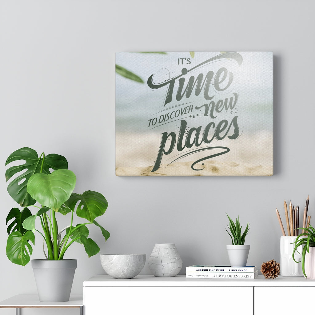 Scripture Walls Inspirational Wall Art It's Time Wall Art Motivational Motto Inspiring Prints Artwork Decor Ready to Hang Unframed-Express Your Love Gifts