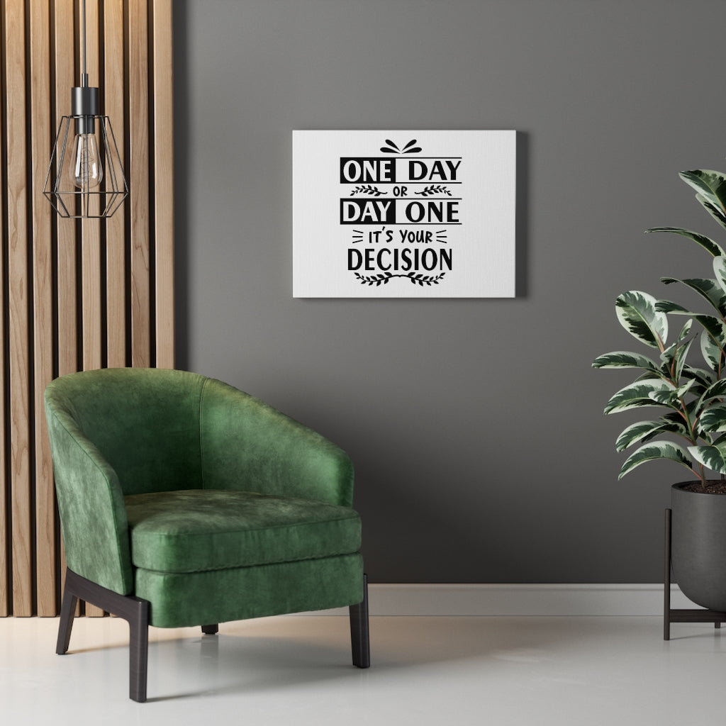 Scripture Walls Inspirational Wall Art It's Your Decision Wall Art Motivational Motto Inspiring Prints Artwork Decor Ready to Hang Unframed-Express Your Love Gifts