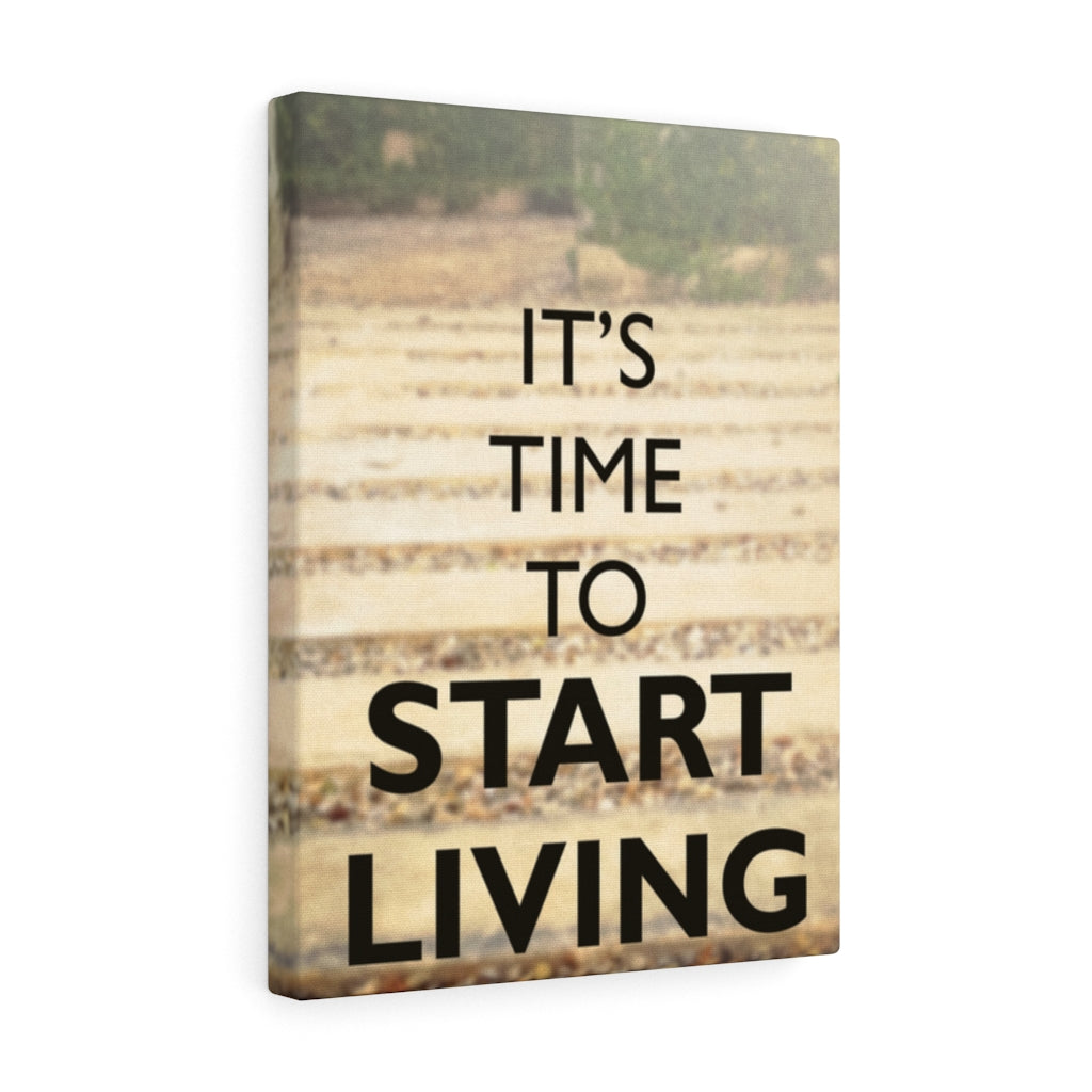 Scripture Walls Inspirational Wall Art Its Time To Start Living Motivational Print Ready to Hang Artwork Unframed-Express Your Love Gifts