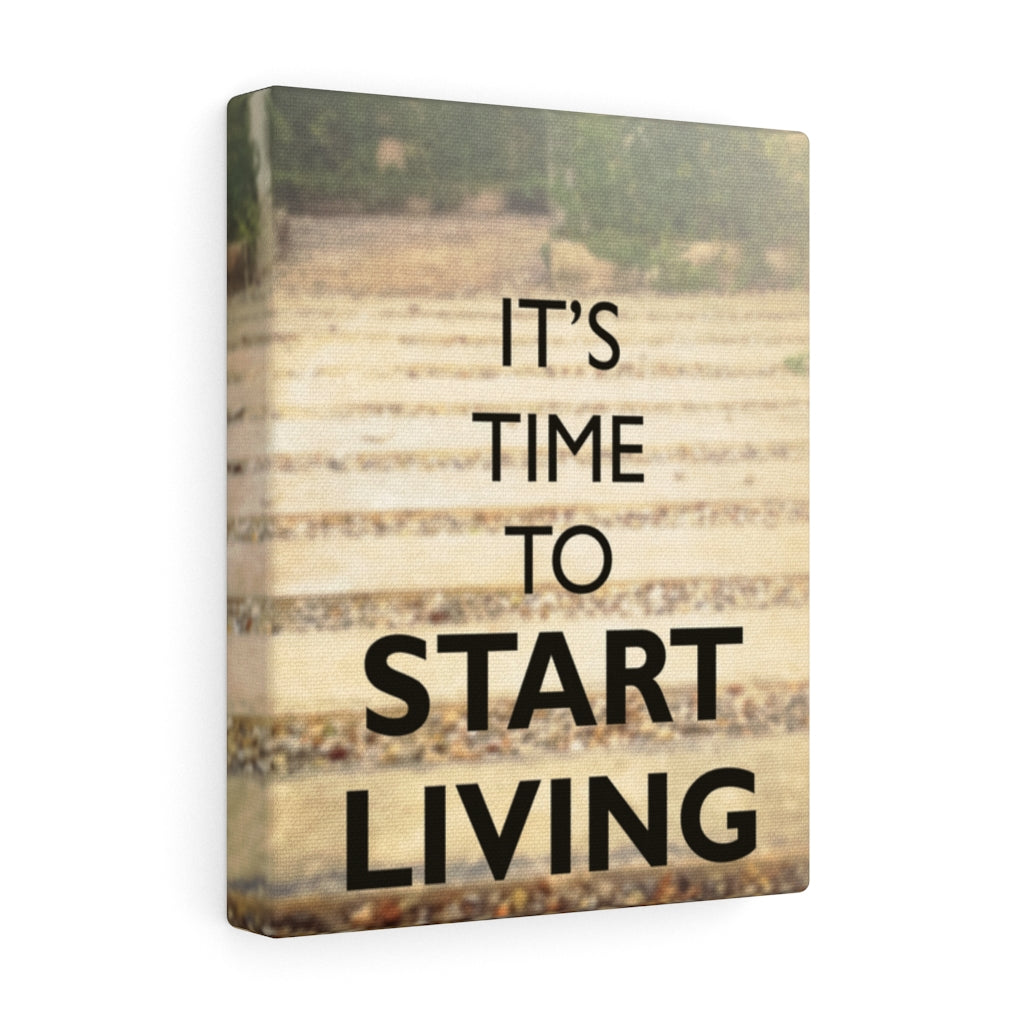 Scripture Walls Inspirational Wall Art Its Time To Start Living Motivational Print Ready to Hang Artwork Unframed-Express Your Love Gifts