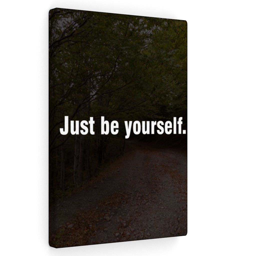 Scripture Walls Inspirational Wall Art Just Be Yourself Motivational Print Ready to Hang Artwork Unframed-Express Your Love Gifts